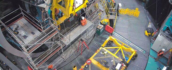 LSST Camera Installation Time-lapse