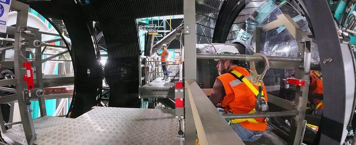 LSST Camera Installation Time-lapse